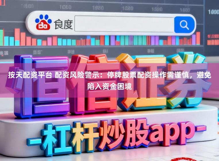 按天配资平台 配资风险警示：停牌股票配资操作需谨慎，避免陷入资金困境