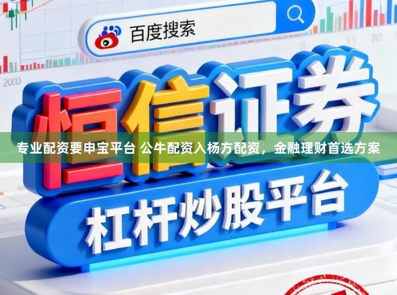 专业配资要申宝平台 公牛配资入杨方配资，金融理财首选方案